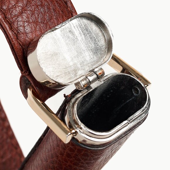 Fendi Spy SS2005 Runway Brown Leather Pleated Clutch - Picture 7 of 11